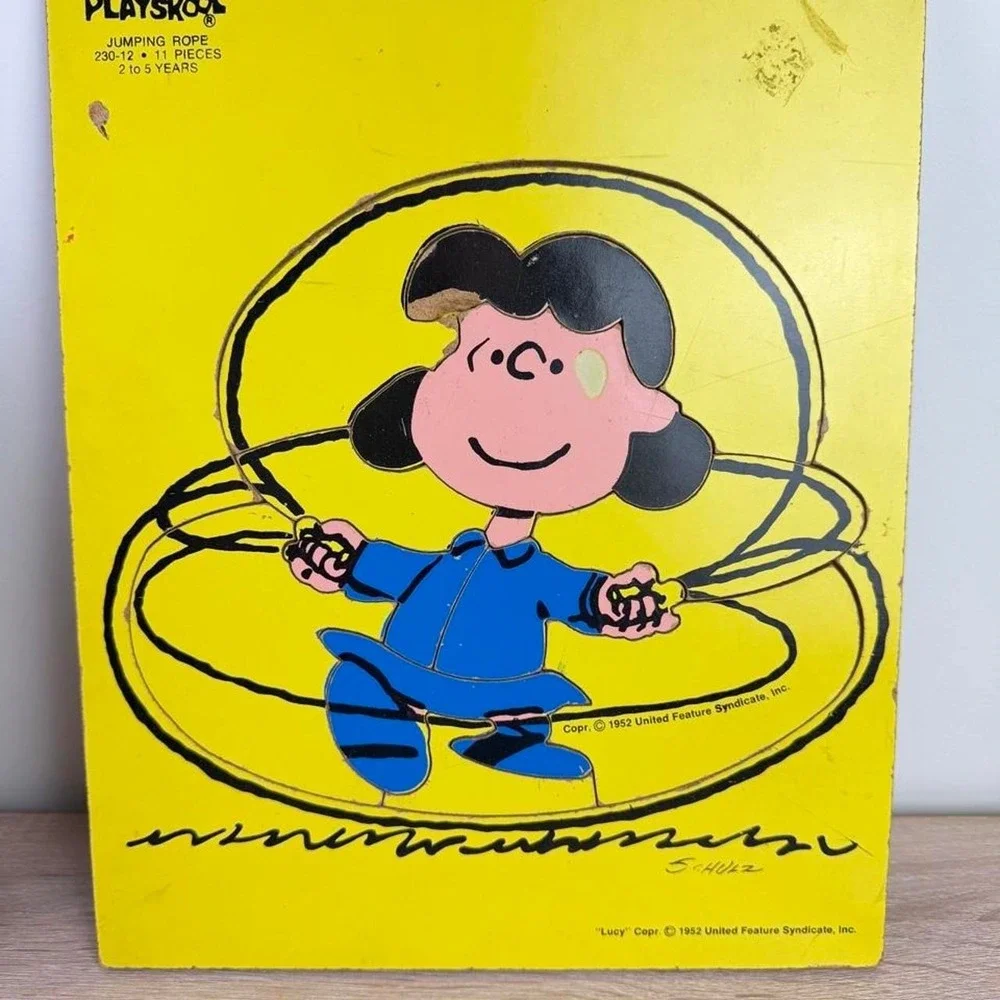 Vintage Puzzle Set Sesame Street Peanuts Lion King